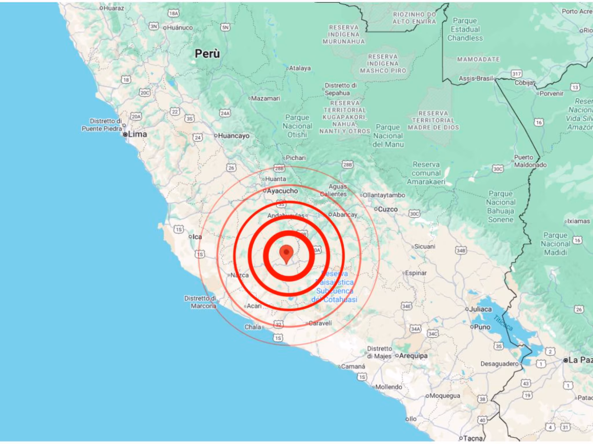 Terremoto in Perù, scossa di magnitudo 6.1: danni e feriti nella regione di Ica