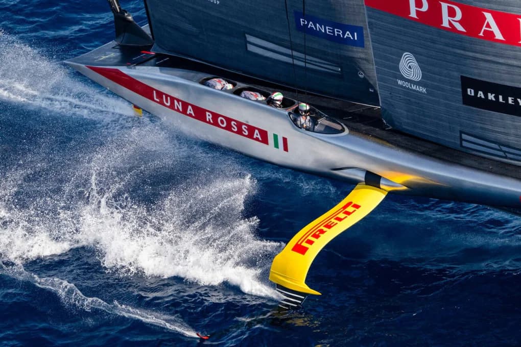 Luna Rossa  contro Ineos Britannia chiude la giornata con il pareggio i 2-2