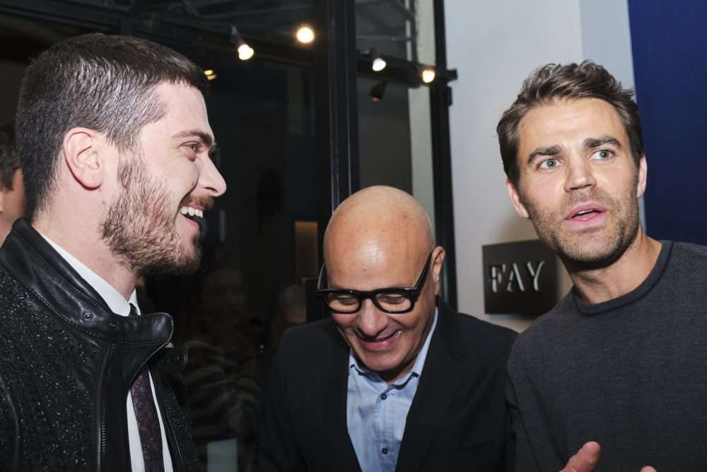 Moda e show biz a Roma con Paul Wesley per Fay