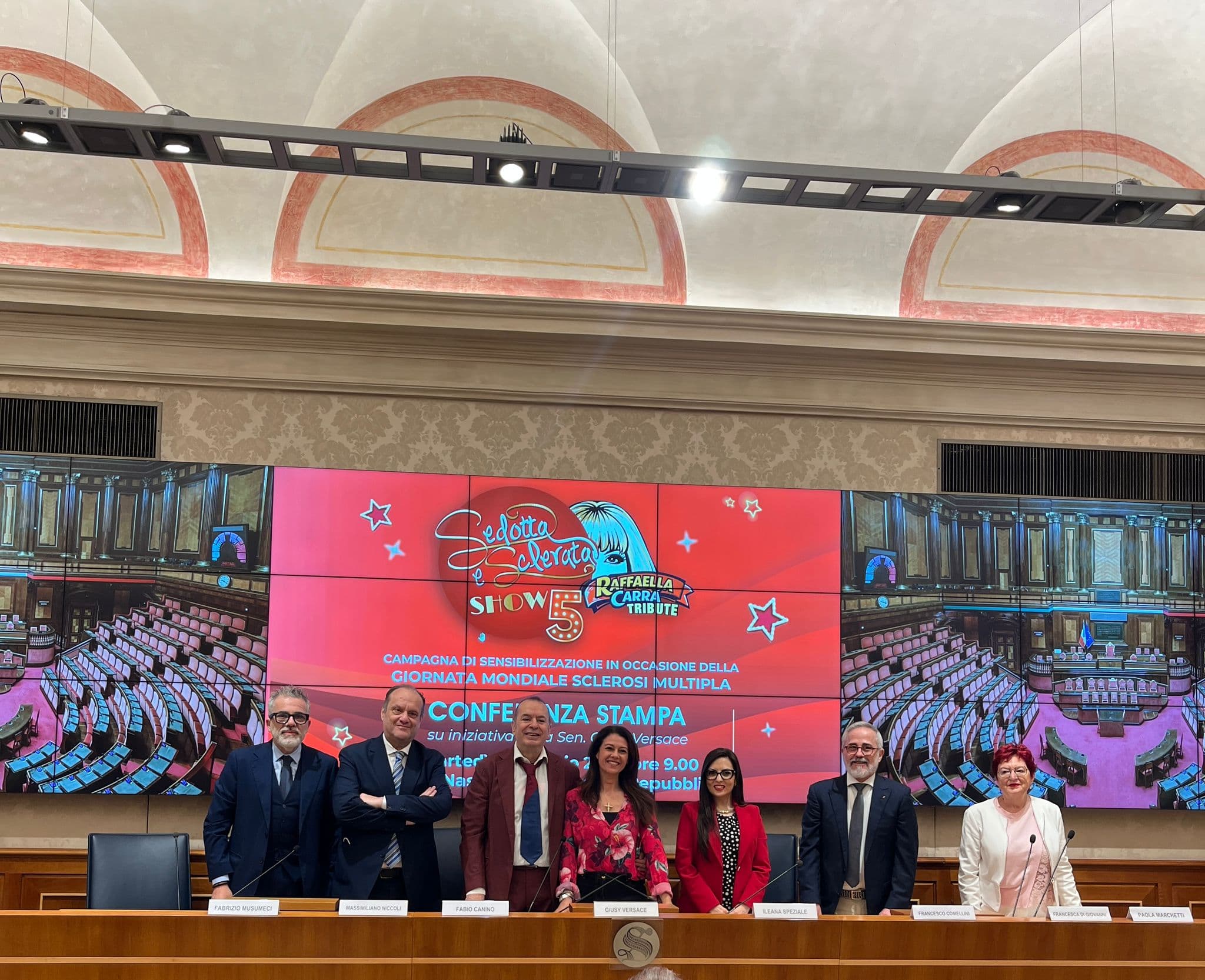IL Teatro Parioli Costanzo ha presentato in Senato "Sedotta e sclerata show"