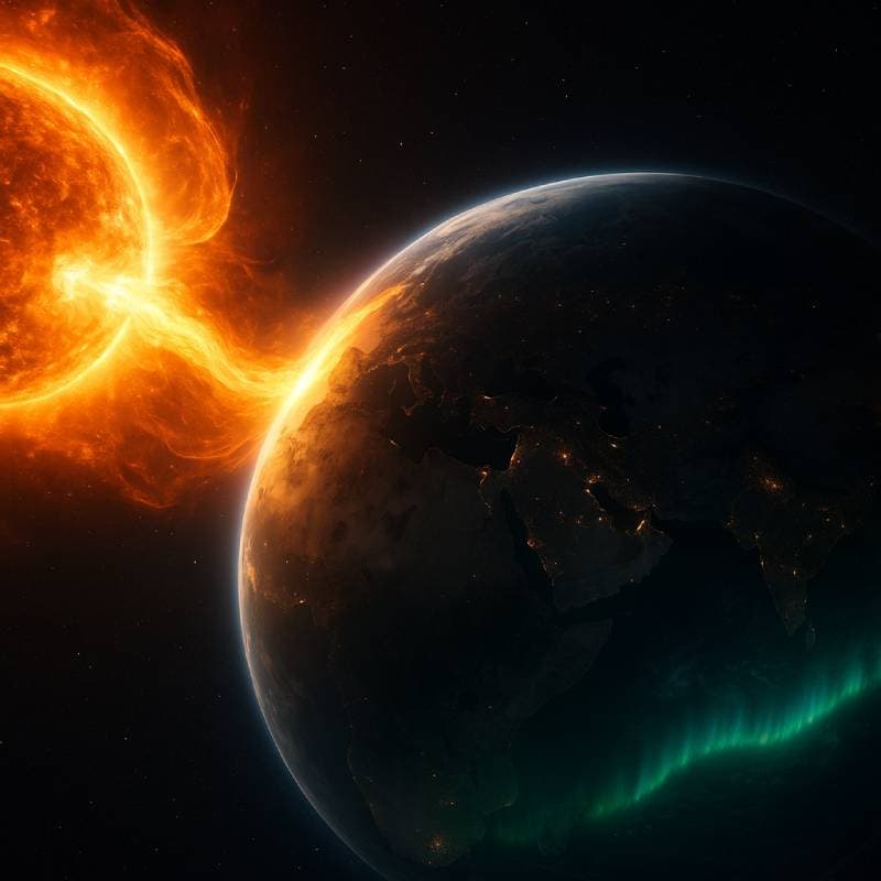 Massive Solar Flare Disrupts Power and Communications Worldwide
