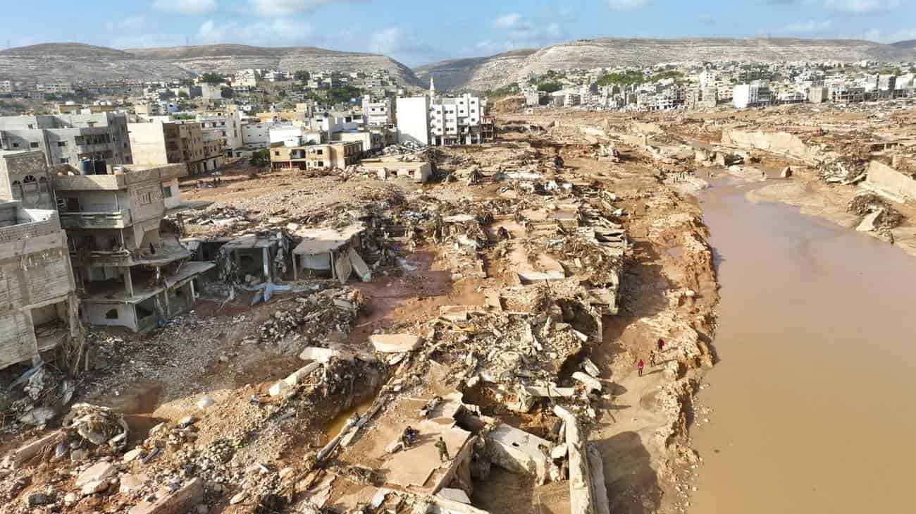 Libia, il bilancio dei morti è di 11 mila persone e mancano ancora all’appello 10 mila dispersi. 30 mila gli sfollati