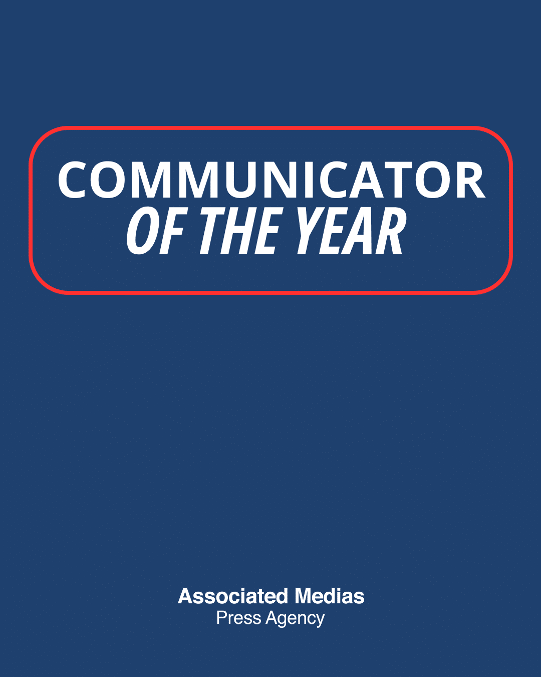 AURORA AWARDS – THE HISTORY MAKER 2025 COMMUNICATOR OF THE YEAR