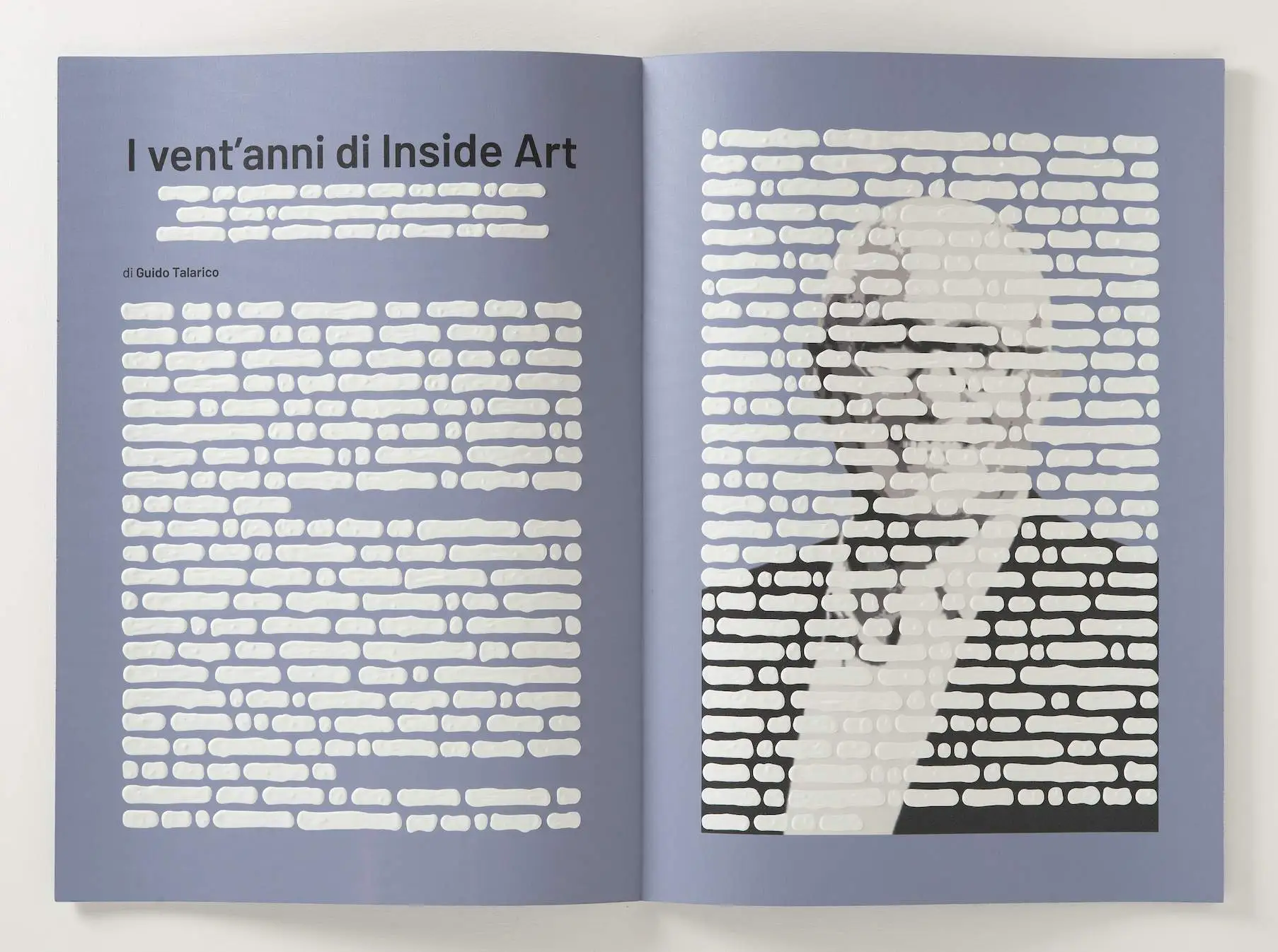 Emilio Isgrò realizza un’opera per i vent’anni di Inside Art, esposta nella mostra del Talent Prize 2023