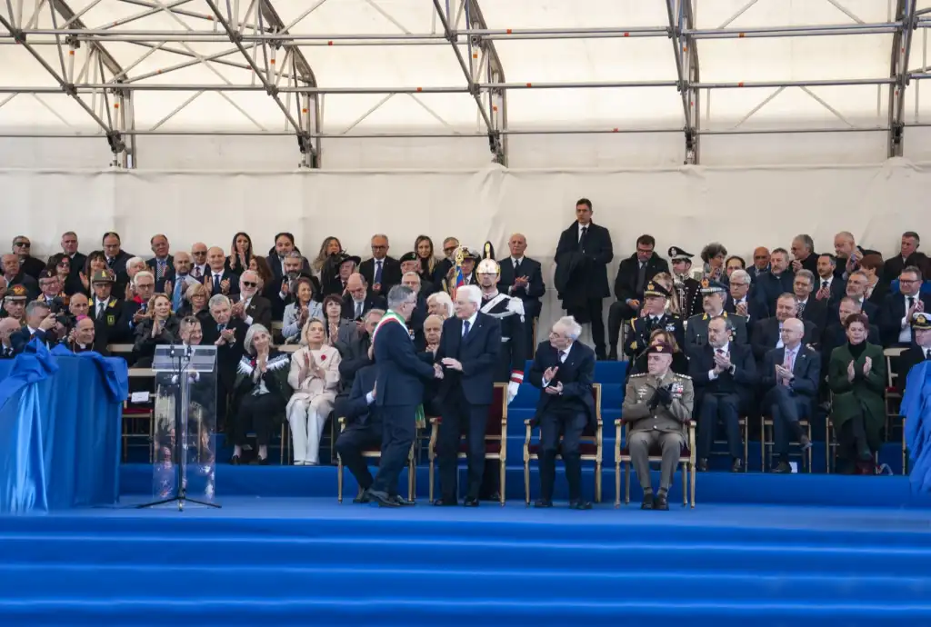 Mattarella a Cassino: “Onoriamo la memoria di coloro che vissero e lottarono  tra le macerie”