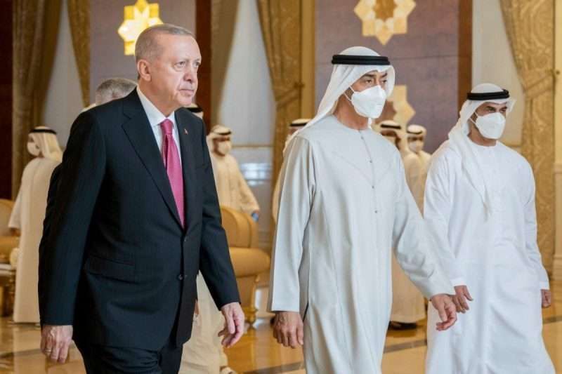 Emirati Arabi Uniti e Turchia, incontri che sanno di pace