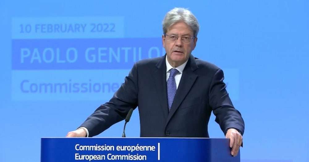 L’Ue taglia le stime di crescita del Pil italiano da +4,3 a +4,1 nel 2022