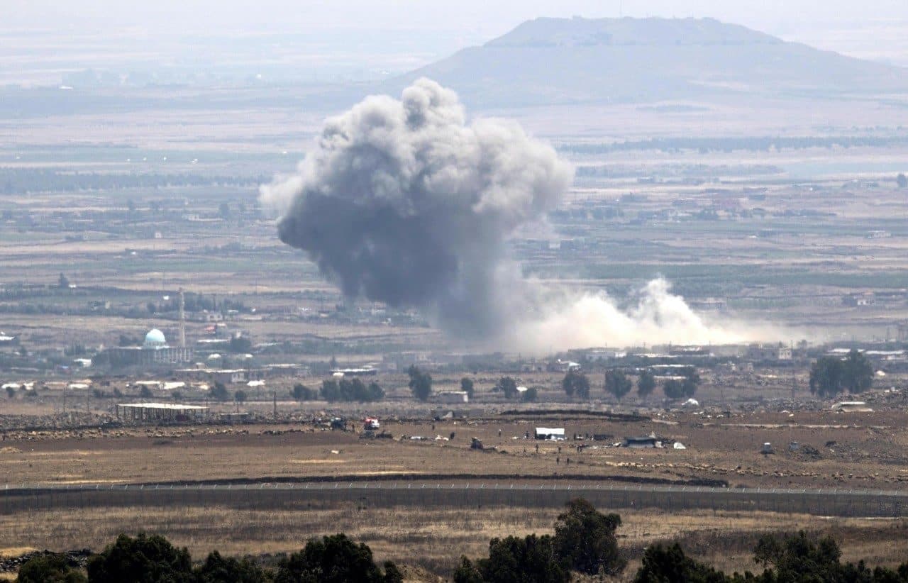 Raid israeliani nel sud della Siria