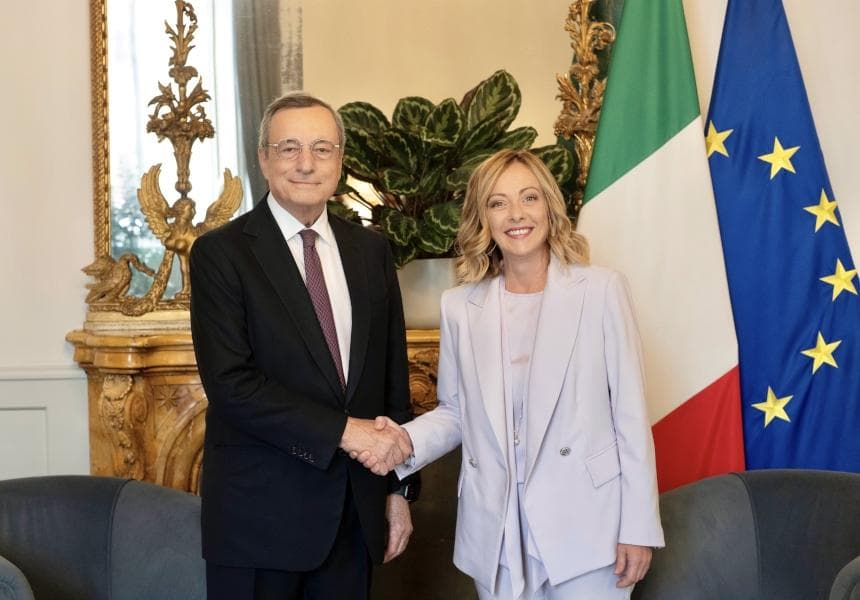 Meloni incontra Draghi: convergenza su competitività ed eurobond, intanto Ecr critica l’ex premier