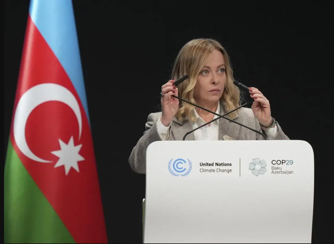 Cop29, Meloni: "Non c'è un'unica alternativa ai combustibili fossili"