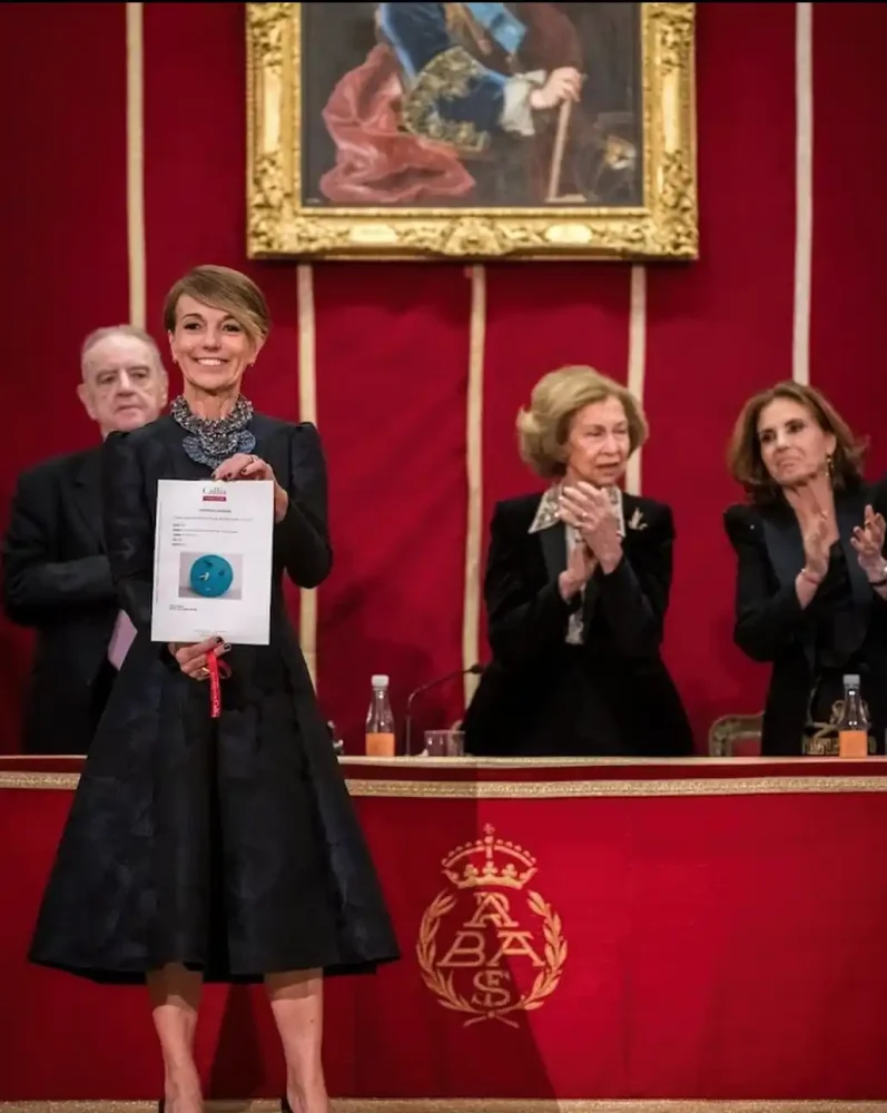 Patrizia Sandretto Re Rebaudengo riceve a Madrid il Premio Internacional de Mecenazgo