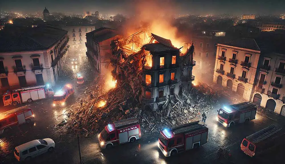 Catania, crollo palazzina: i feriti sono 14