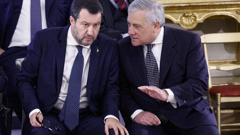 Mandato di arresto a Netanyahu: polemica tra Tajani e Salvini