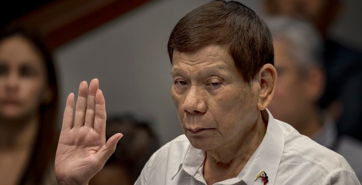 Filippine, arrestato l’ex presidente Duterte su ordine della Cpi