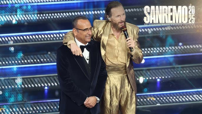 Sanremo delle emozioni e della passione pop per la musica, il messaggio del Papa e Jovanotti che infiamma il palco