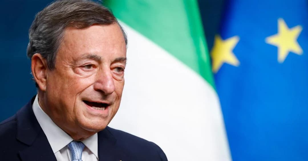 Mario Draghi elogia il Green Deal: "Politiche climatiche per il rilancio dell'Ue"