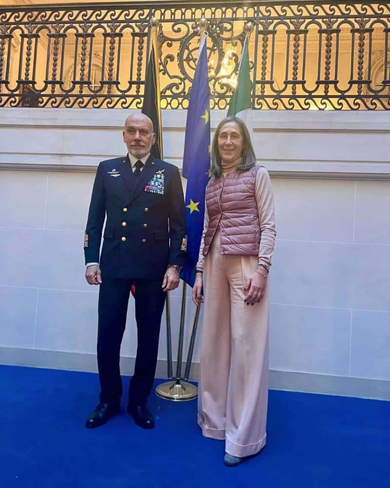 L'Ammiraglio Cavo Dragone accolto all'Ambasciata d'Italia in Belgio nel suo nuovo ruolo NATO